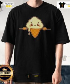 Alt Text: Top Foodism Therapy T-Shirt featuring a playful design to make your problems melt away, perfect for food lovers.