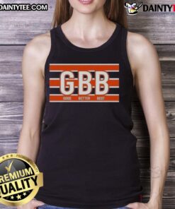 Chicago Bears tank top featuring Good-Better-Best design, perfect for fans and casual wear, showcasing team spirit.