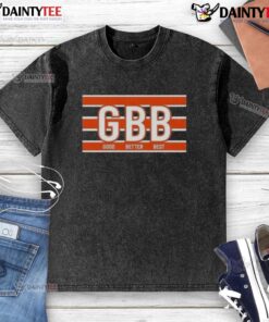 Top GBB Good Better Best Chicago Bears washed t-shirt featuring vintage design and team colors for fans.