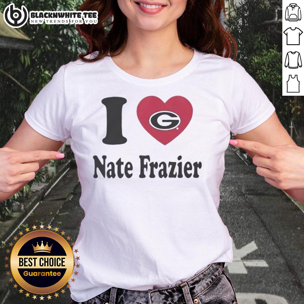Top Georgia Bulldogs I Heart Nate Frazier Ladies Tee Top Georgia Bulldogs I Heart Nate Frazier ladies tee featuring stylish design and team spirit for fans.