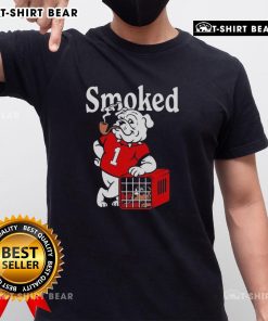 Top Georgia Bulldogs Vs Tennessee Volunteers smoked t-shirt featuring team logos and vibrant colors for fans.