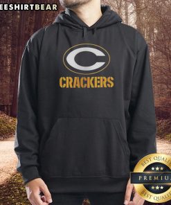 Top Green Bay Packers Crackers Hoodie featuring bold team colors and logo, perfect for fans showing team spirit.