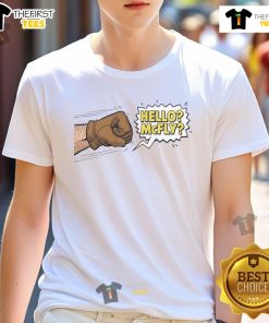 Top Hello Mcfly T-Shirt featuring a vibrant graphic design, perfect for fans of the popular band and casual wear.