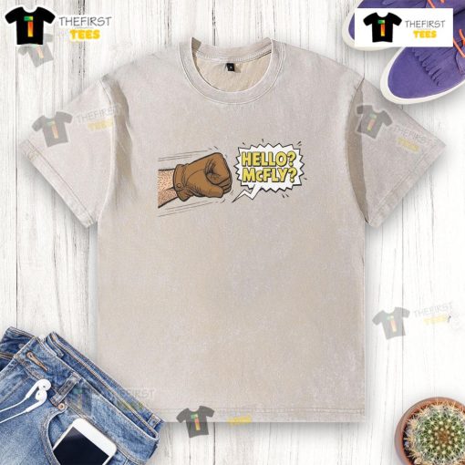 Top Hello McFly Washed T-Shirt in soft fabric, showcasing a trendy design perfect for casual outfits.