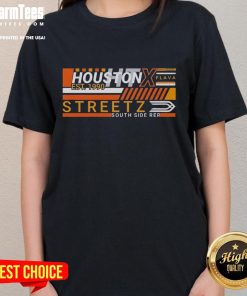 Top Houston Streetz Flava Ladies Tee featuring a vibrant design perfect for stylish casual wear in Houston.