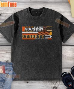 Top Houston Streetz Flava washed t-shirt in vibrant colors, perfect for casual wear and showcasing Houston street style.
