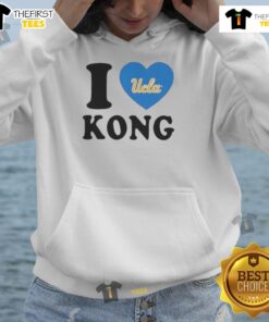 Alt Text: Cozy I Heart Phekran Kong UCLA Bruins Volleyball hoodie featuring team colors and logo for fans and athletes.