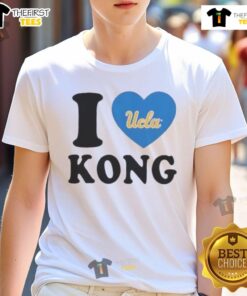 Alt Text: Top I Heart Phekran Kong UCLA Bruins volleyball t-shirt featuring vibrant colors and fan-friendly design.