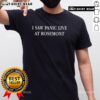 Top I Saw Panic Live At Rosemont T-Shirt featuring vibrant band graphics and tour details for fans of Panic! At The Disco.