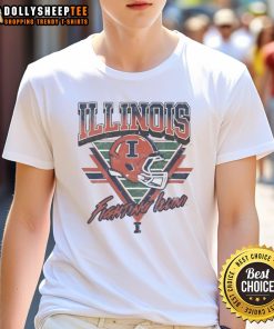 Top Illinois Fighting Illini Triangle Vintage T-Shirt featuring classic logo and retro design for fans and collectors.