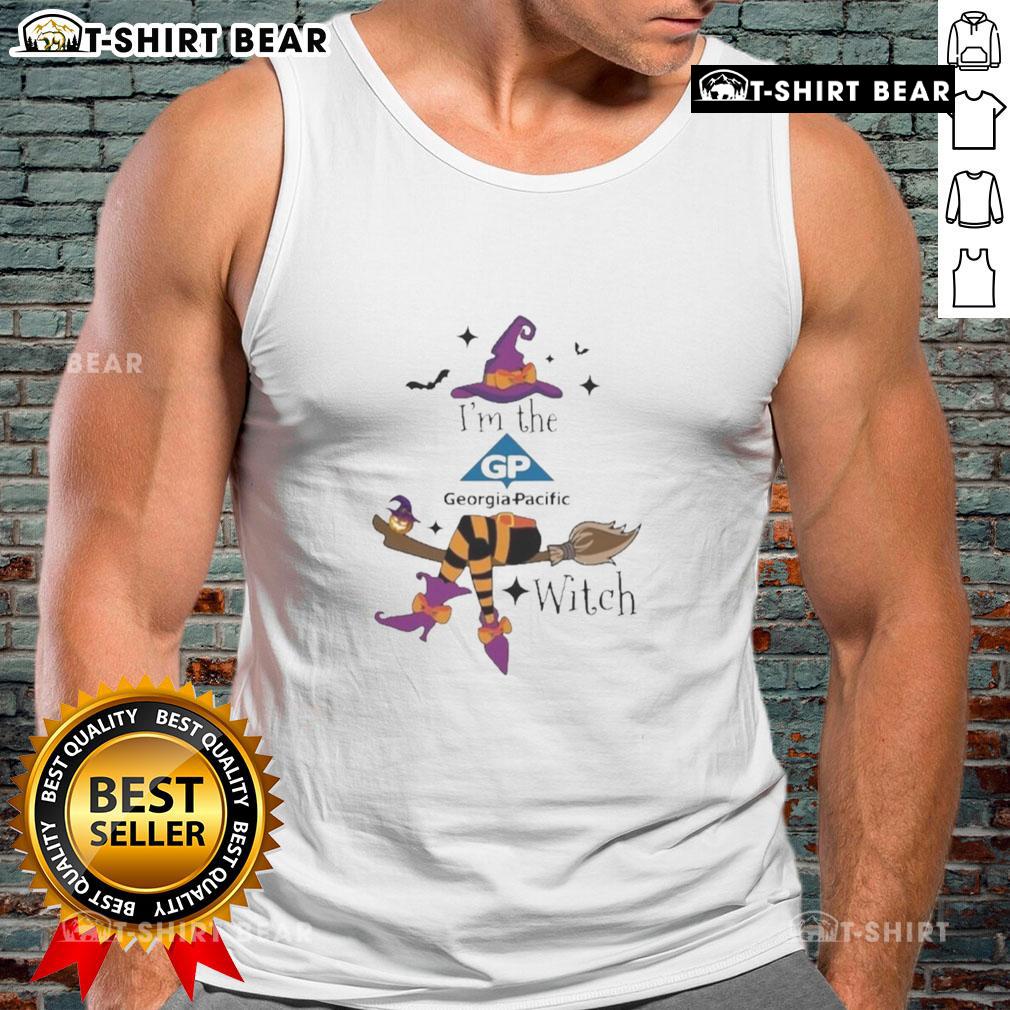 Top I'M The Georgia Witch Halloween Tank Top Top Im The Georgia Witch Halloween Tank Top featuring a spooky design perfect for Halloween celebrations.