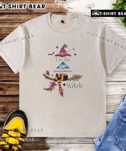 Top Im The Georgia Witch Halloween washed t-shirt featuring a spooky design perfect for Halloween festivities.