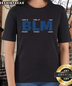 Top Imported Lindsey Pulliam BLM Ladies Tee featuring a stylish design for supporters of Black Lives Matter.
