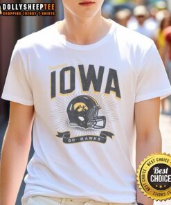 Top Iowa Hawkeyes Prime Play T-Shirt featuring team colors and logo, perfect for game day attire and fan merchandise.