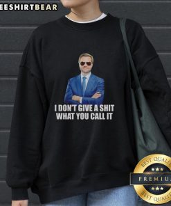 Top JD Vance I Don't Give A Shit What You Call It Sweatshirt in casual style, perfect for bold statements and everyday wear.
