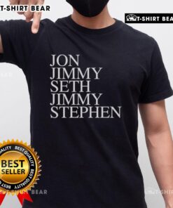 Top John Jimmy Seth Jimmy Stephen T-Shirt featuring vibrant graphics and stylish design for fans of the series.