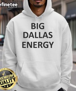 Katelyn Tarver wearing a stylish Big Dallas Energy hoodie, showcasing a trendy urban fashion look.