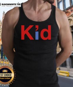 Kid wearing a Chicago Cubs tank top featuring Cade Horton, perfect for young fans of the team.
