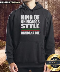 Top King of Chingasos Bandana Joe Hoodie featuring vibrant graphics and comfortable design for fans of streetwear fashion.