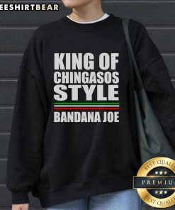 Top King of Chingasos Bandana Joe Sweatshirt featuring bold graphic design and comfortable fit for fans and streetwear lovers.