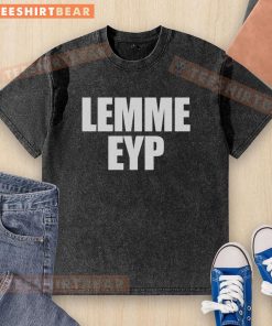 Top Lemme EYP Washed T-Shirt in soft cotton, featuring a relaxed fit and trendy faded design for casual style.