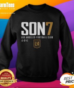 Top Los Angeles FC Son Heung-Min 7 Player Elite Sweatshirt featuring stylish design and vibrant team colors.