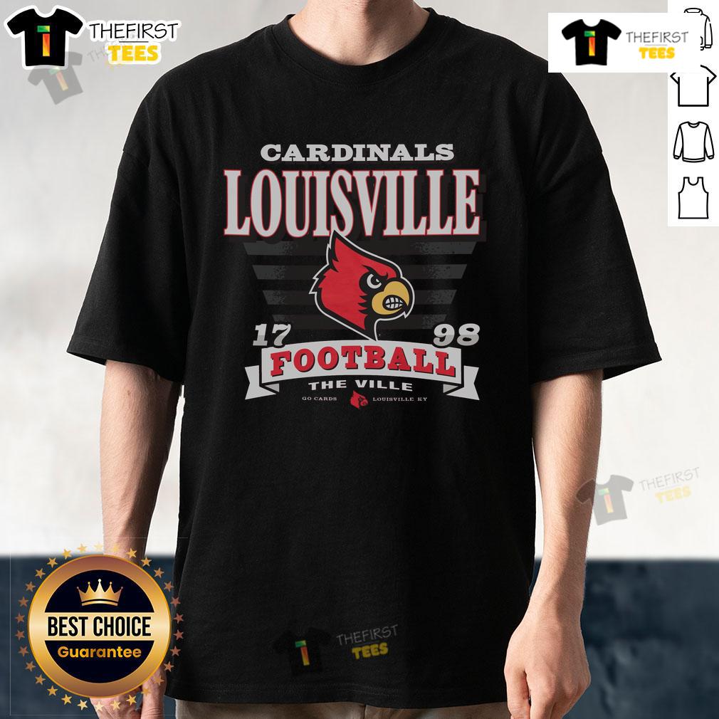 Top Louisville Cardinals Stripe Splash T Shirt Top Louisville Cardinals Stripe Splash T-Shirt featuring vibrant stripes and team logo, perfect for fans and game days.