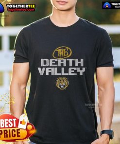 Top LSU Football 'The Death Valley' T-Shirt featuring bold graphics, perfect for fans supporting their team.