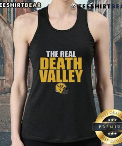 Top LSU Tigers The Real Death Valley tank top featuring vibrant team colors and logo, perfect for game day fashion.