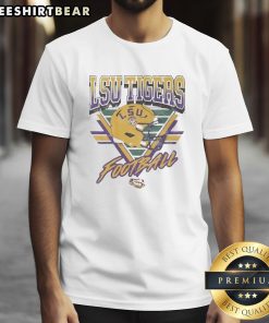 Vintage Top LSU Tigers Triangle T-Shirt featuring bold colors and classic design, perfect for fans and collectors.