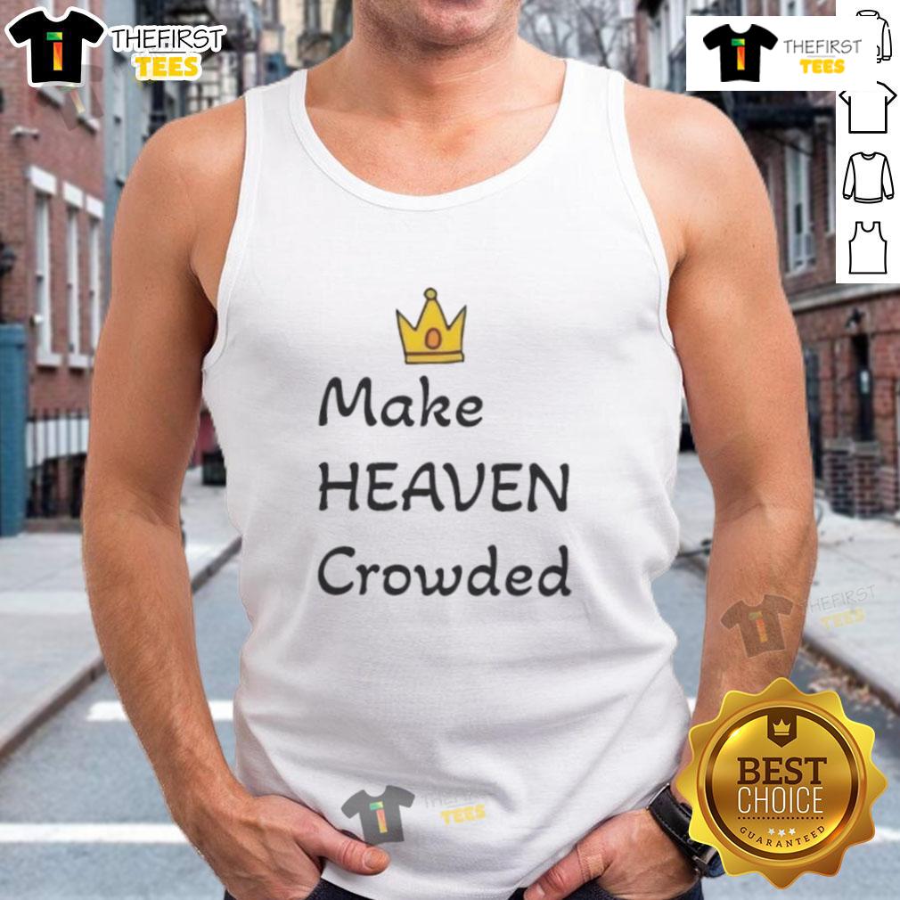 Top Make Heaven Crowded Tank Top Stylish Top Make Heaven Crowded tank top featuring a bold graphic design, perfect for casual summer outfits.