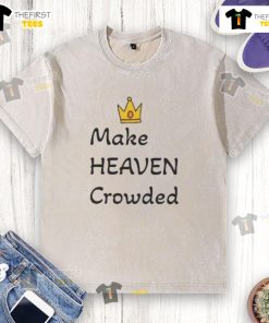 Top Make Heaven Crowded washed t-shirt featuring a trendy design and soft fabric, perfect for casual wear.