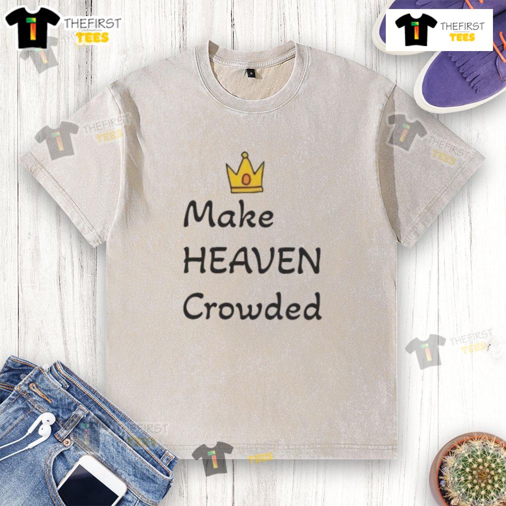 Top Make Heaven Crowded Washed T Shirt Top Make Heaven Crowded washed t-shirt featuring a trendy design and soft fabric, perfect for casual wear.