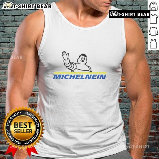 Top Michelnein logo tank top featuring a stylish design perfect for casual wear and summer fashion.