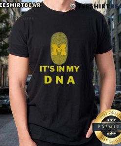 Top Michigan It's In My DNA T-Shirt featuring vibrant design, perfect for proud Michiganders and casual wear enthusiasts.