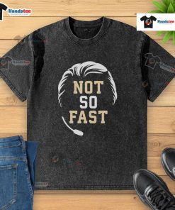 Top Mike Norvell Florida State Seminoles Not So Fast washed t-shirt in garnet, ideal for fans and casual wear.