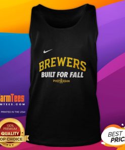 Alt Text: Top Milwaukee Brewers Nike Logo tank top for Fall 2025 MLB postseason, perfect for fans and stylish game day wear.