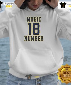 Top Milwaukee Brewers MLB Magic Number 18 hoodie featuring team colors and logo, perfect for fans and game day wear.