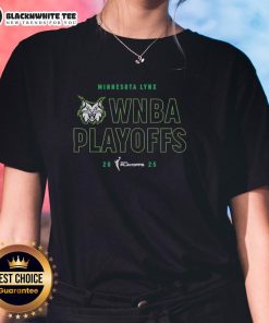Top Minnesota Lynx 2025 WNBA Playoffs logo on a stylish ladies tee, perfect for supporting your favorite team.