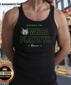 Top Minnesota Lynx 2025 WNBA Playoffs logo tank top featuring vibrant colors and team branding for fans.