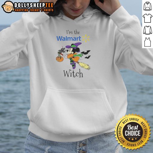 Top Minnie Mouse Halloween hoodie at Walmart featuring a witch design for trick-or-treat fun.