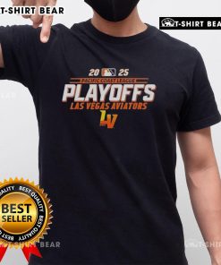 Top MLB 2025 Pacific Coast League Playoffs Las Vegas Aviators T-Shirt featuring team logo and vibrant colors.