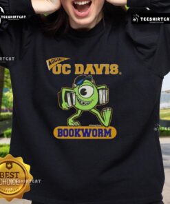 Alt Text: Cozy Top Monster Disney UC Davis Bookworm sweatshirt featuring a playful design perfect for fans and students.