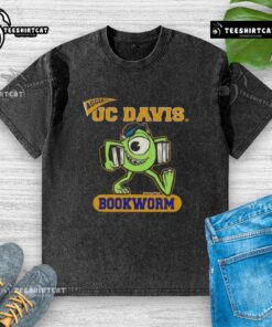 Top Monster Disney UC Davis Bookworm Washed T-Shirt featuring a fun design perfect for fans and casual wear.