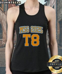 Top MSG 2025 T8 Tank Top in vibrant colors, perfect for summer fashion and casual outings.