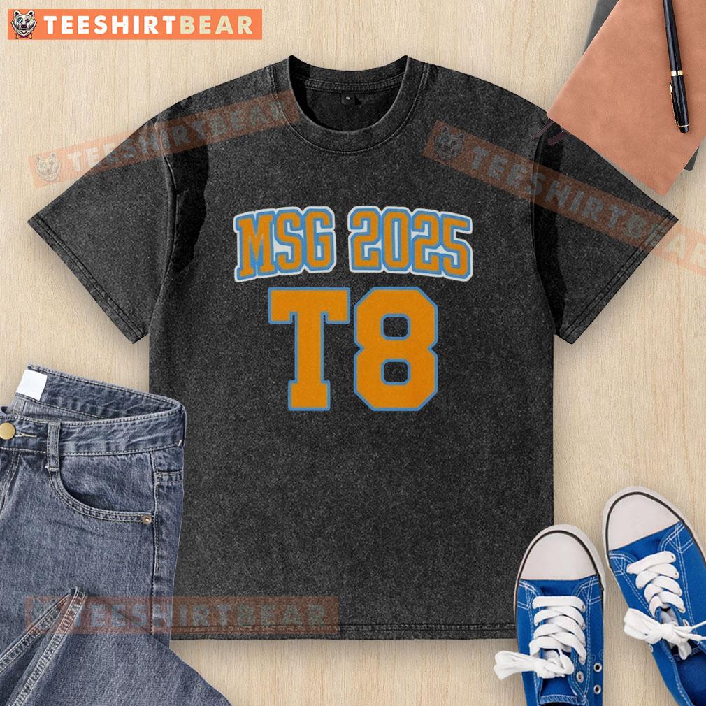 Top Msg 2025 T8 Washed T Shirt Top MSG 2025 T8 Washed T-Shirt in soft fabric, featuring a trendy design and comfortable fit for everyday wear.