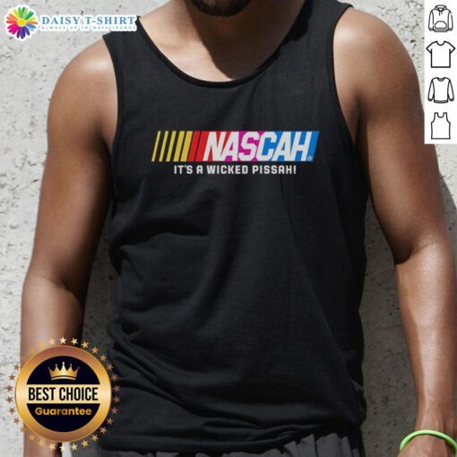 Top Nascah It's A Wicked Pissah Tank Top in vibrant colors, perfect for casual wear and summer vibes.