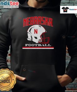 Vintage Nebraska Cornhuskers basketball hoodie featuring a classic helmet design, perfect for fans and collectors.