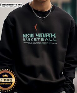 Top New York Liberty Legend Practice Performance Sweatshirt in vibrant colors, perfect for fans and athletes alike.
