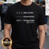 Top Normal Heartbeat Deceased Heartbeat Watching Los Angeles Rams T-Shirt design featuring a heartbeat graphic and team colors.